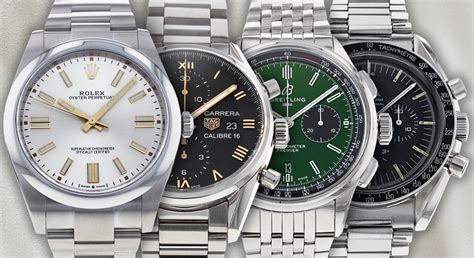 Feature: Rolex versus Omega versus TAG Heuer versus Breitling .